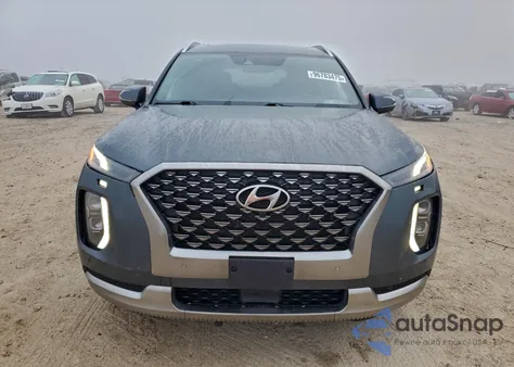 2022 Hyundai Palisade Calligraphy from USA, damaged, VIN KM8R7DHE2NU465398